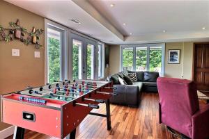 Sala de jocs de Le Belvédère - Chalet avec vue splendide sur le fleuve