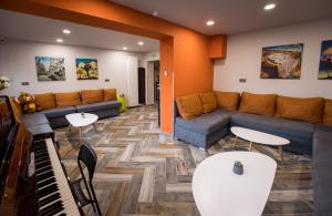 Χώρος καθιστικού στο DORM BG pet-friendly Aparthotel