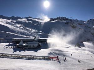 L'Eterlou on pistes,Val Thorens v zimě