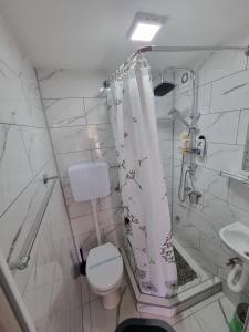 Koupelna v ubytování Apartmani - Kladovski Konak