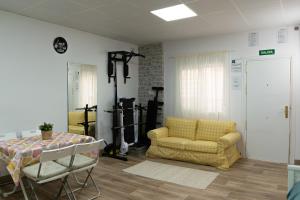 Fitness centrum a/nebo fitness zařízení v ubytování Apartamento Cerro Azul