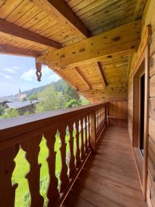 Balkon lub taras w obiekcie Das Anja Alt Filzmoos