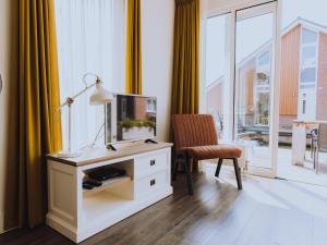 TV a/nebo společenská místnost v ubytování Apartment in Netherlands near Amsterdam