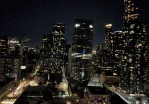 Nespecifikovaný výhled na destinaci Melbourne nebo výhled na město při pohledu z apartmánu