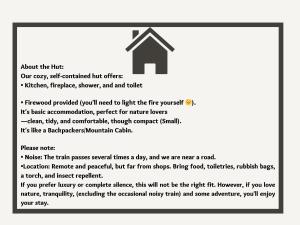 Um certificado, prémio, placa ou documento mostrado em Basic, Super 'Cosy' Cabin in The Middle of National Park and Mountains