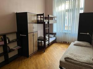 Kuchyň nebo kuchyňský kout v ubytování Centrum Hostel