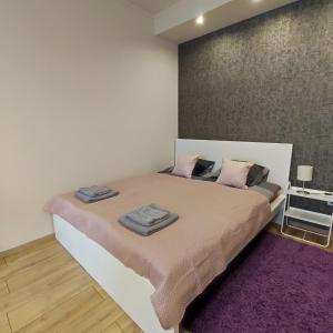 Postel nebo postele na pokoji v ubytování BOBANO Apartman