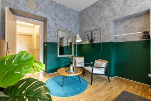 Posezení v ubytování Apartment Ruska