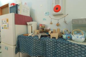 Dapur atau dapur kecil di 民宿たかはま Takahama Guest house