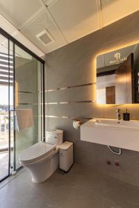 Koupelna v ubytování Phuc Hai Hotel Da Lat
