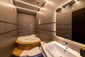 Koupelna v ubytování Phuc Hai Hotel Da Lat