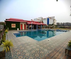 Bazén v ubytování Samudra Bilas Resort, Mandarmoni nebo v jeho okolí