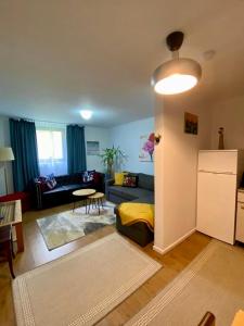 Postel nebo postele na pokoji v ubytování Tannenhof Apartment
