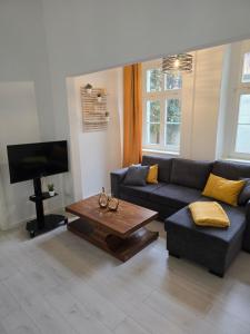 Posezení v ubytování WohnTraum zur alten Post, Sauna, Altstadt