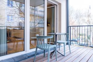 Μπαλκόνι ή βεράντα στο BRIGHT Leipzig Zentrum-West Stadion