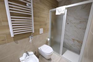 Koupelna v ubytování Hotel Giacosa