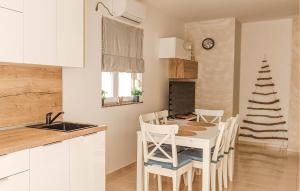 Η κουζίνα ή μικρή κουζίνα στο 1 Bedroom Nice Apartment In Turanj +10 φωτογραφίες