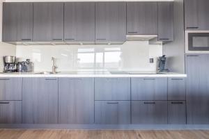 Η κουζίνα ή μικρή κουζίνα στο Appartementencomplex Juliana 174