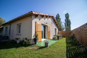 Zahrada ubytování Gîte Le Chapitre