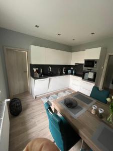 Küche/Küchenzeile in der Unterkunft Apartmány Klicperka