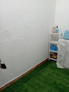 Postel nebo postele na pokoji v ubytování Kiltankin beag