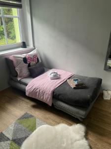 Ein Sitzbereich in der Unterkunft Apartmány Klicperka