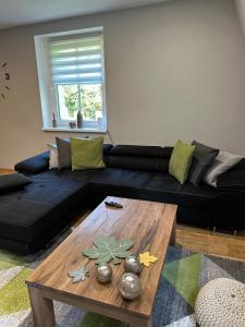 Ein Sitzbereich in der Unterkunft Apartmány Klicperka