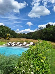 Bazén v ubytování Le Clos du Cerf - Le Sous-bois nebo v jeho okolí