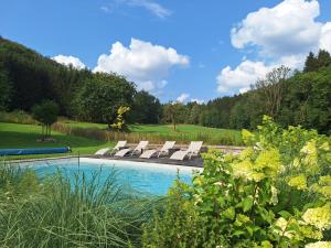 Bazén v ubytování Le Clos du Cerf - Le Sous-bois nebo v jeho okolí