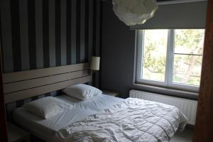 Postel nebo postele na pokoji v ubytování Chez Ines