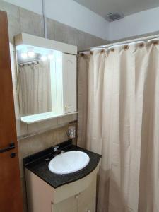 Et badeværelse på Rooftop Velez Sarsfield