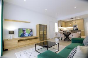 Μια τηλεόραση ή/και κέντρο ψυχαγωγίας στο Magnifica Villa en San Pedro de Pinatar