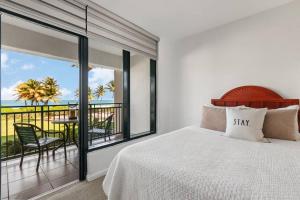 Ένα ή περισσότερα κρεβάτια σε δωμάτιο στο Stunning Oceanfront Villa - 8190 +31 φωτογραφίες