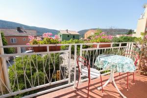 Balkón nebo terasa v ubytování Apartments Marija