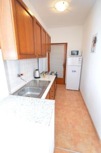 Kuchyň nebo kuchyňský kout v ubytování Apartments Marija
