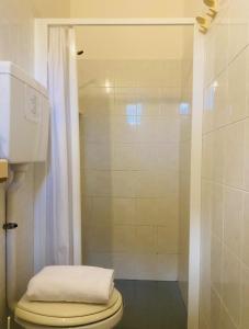 Koupelna v ubytování Hotel Villa Pozzi