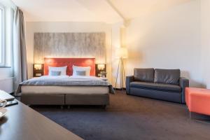 Postel nebo postele na pokoji v ubytování Garner Hotel Berlin - Mitte by IHG