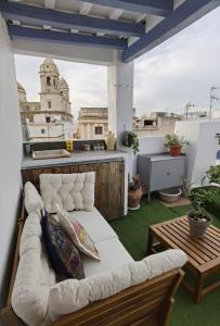 Χώρος καθιστικού στο La casa vertical
