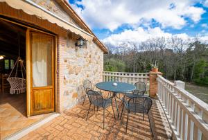 Balkón nebo terasa v ubytování Agriturismo Fattoria Walden