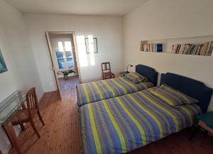 Postel nebo postele na pokoji v ubytování gîte en bord de Loire