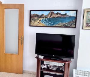 TV a/nebo společenská místnost v ubytování Apartamentos Arcos Céntrico