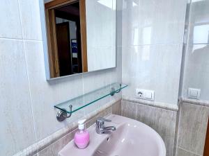 Koupelna v ubytování Apartamentos Arcos Céntrico
