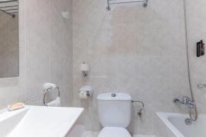 Koupelna v ubytování Hotel Lyon