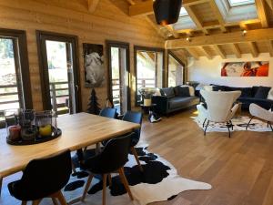 Posedenie v ubytovaní Chalet les 3 cerfs