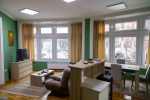 Posezení v ubytování Apartman Priča