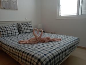 Postel nebo postele na pokoji v ubytování Kiltankin beag