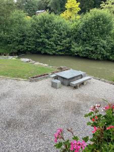 Zahrada ubytování L eau et la pierre2