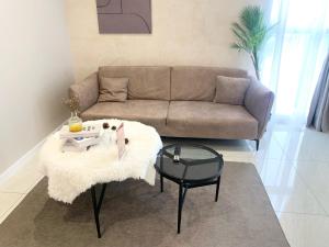 Posezení v ubytování Quill Residences Service Suites By BR