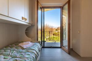 Ένα ή περισσότερα κρεβάτια σε δωμάτιο στο Modernes Haus Mit Garten Und Privatem Parkplatz