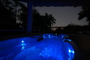 Bazén v ubytování T2 confort zen avec jacuzzi idéal couples jeunes parents proche plage Anse Mitan nebo v jeho okolí